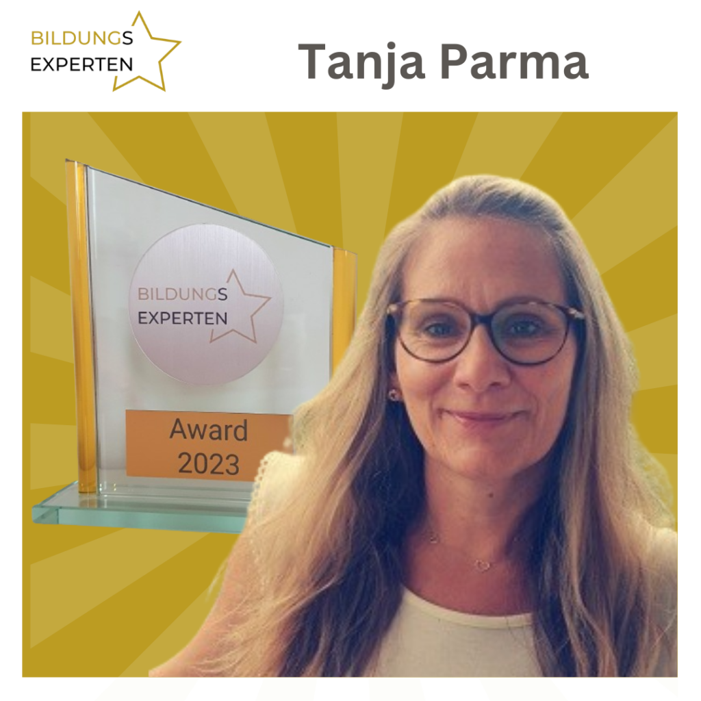 Tanja Parma - Bildungsexperten Award - Fortbildung für Kita, Grundschule, Förderschule, KJH